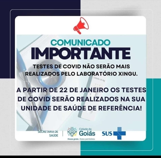 TESTE COVID ( MUDADANÇA DE ENDEREÇO )