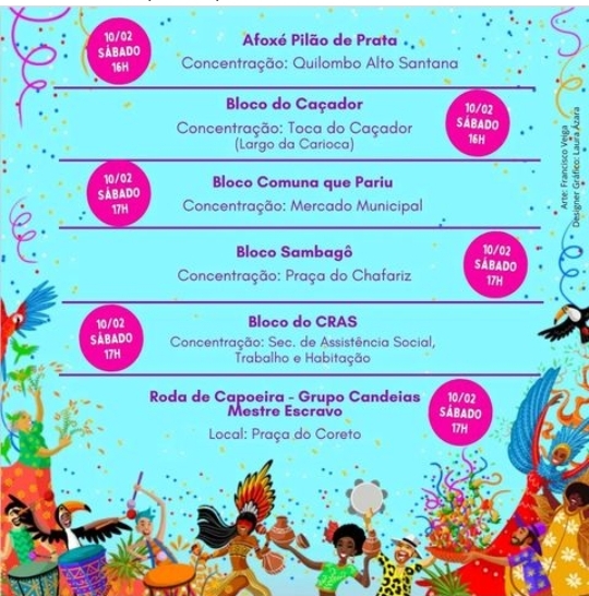PROGRAMAÇÃO OFICIAL CARNAVAL  ( 2024 )
