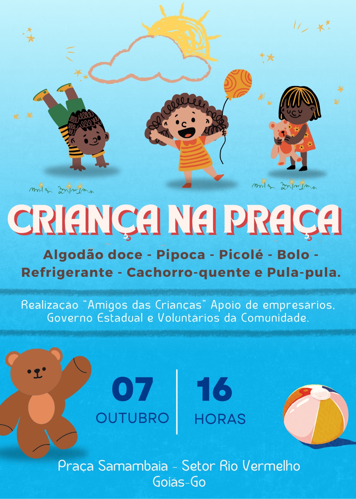 CRIANÇA NA PRAÇA