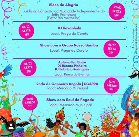 PROGRAMAÇÃO OFICIAL CARNAVAL  ( 2024 )